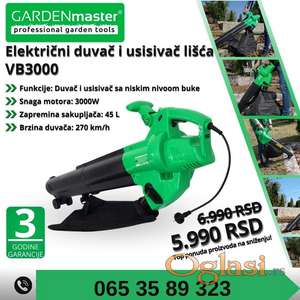 Elektricni duvac i usisivac lisca Garden 3000w